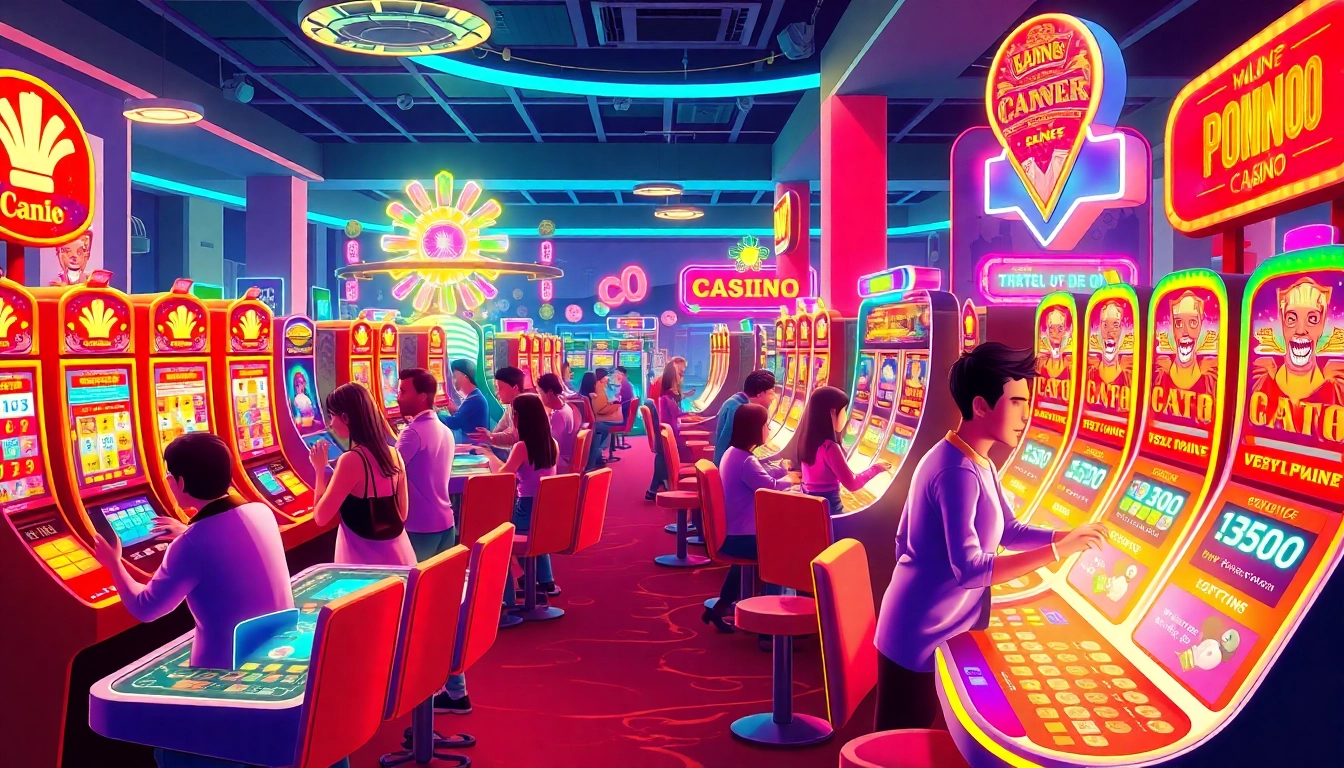 Join the fun at an online casino zonder cruks with lively players and bright slot machines.