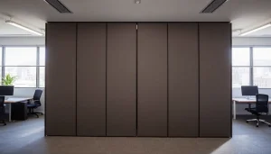 Enhance your workspace with a Folding Partition Wall that effortlessly divides and organizes office areas.