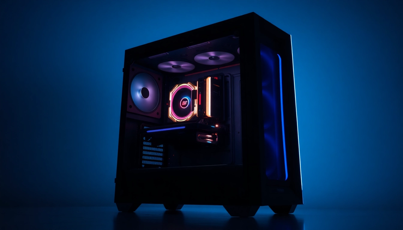 Showcasing a sleek PC CASE Manufacturer's design, emphasizing modern aesthetics and spacious interior.