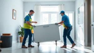 Efficient Freezer Collection, Removal, and Disposal by a professional team in a clean residential environment.