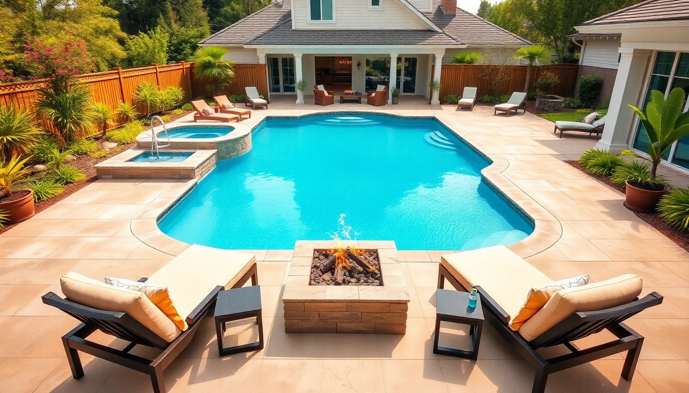 Transform your backyard with a stunning pool remodel featuring modern design elements and vibrant landscaping.